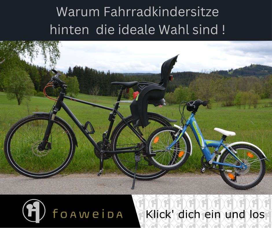 Warum Kinderfahrradsitze hinten die ideale Wahl sind