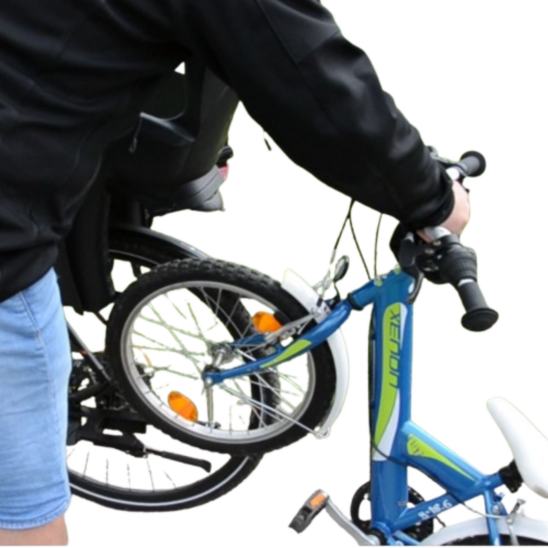 Kinderfahrrad an Fahrrad befestigen - am Besten mit foaweida®