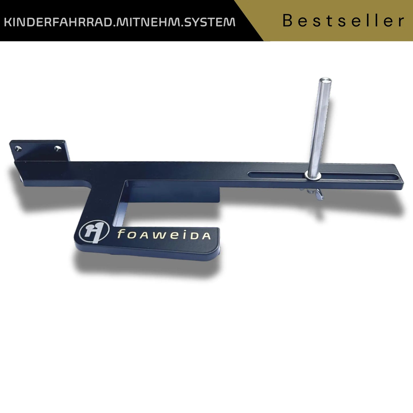 Produkt foaweida freigestellt, Variante KSA 40, Hinweis Kinderfahrrad Mitnehmsystem Bestseller