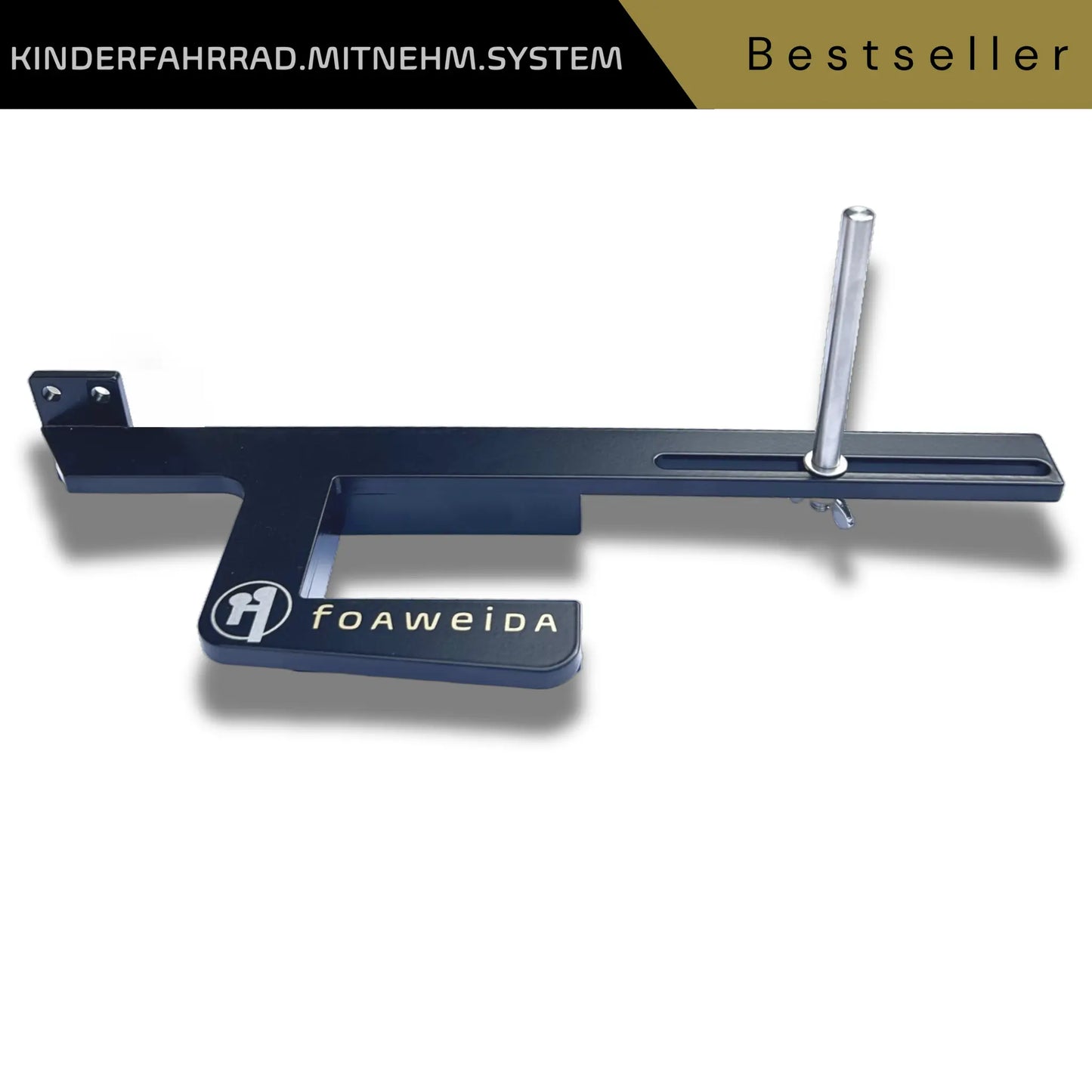 Produkt foaweida freigestellt, Variante KSA 40, Hinweis Kinderfahrrad Mitnehmsystem Bestseller