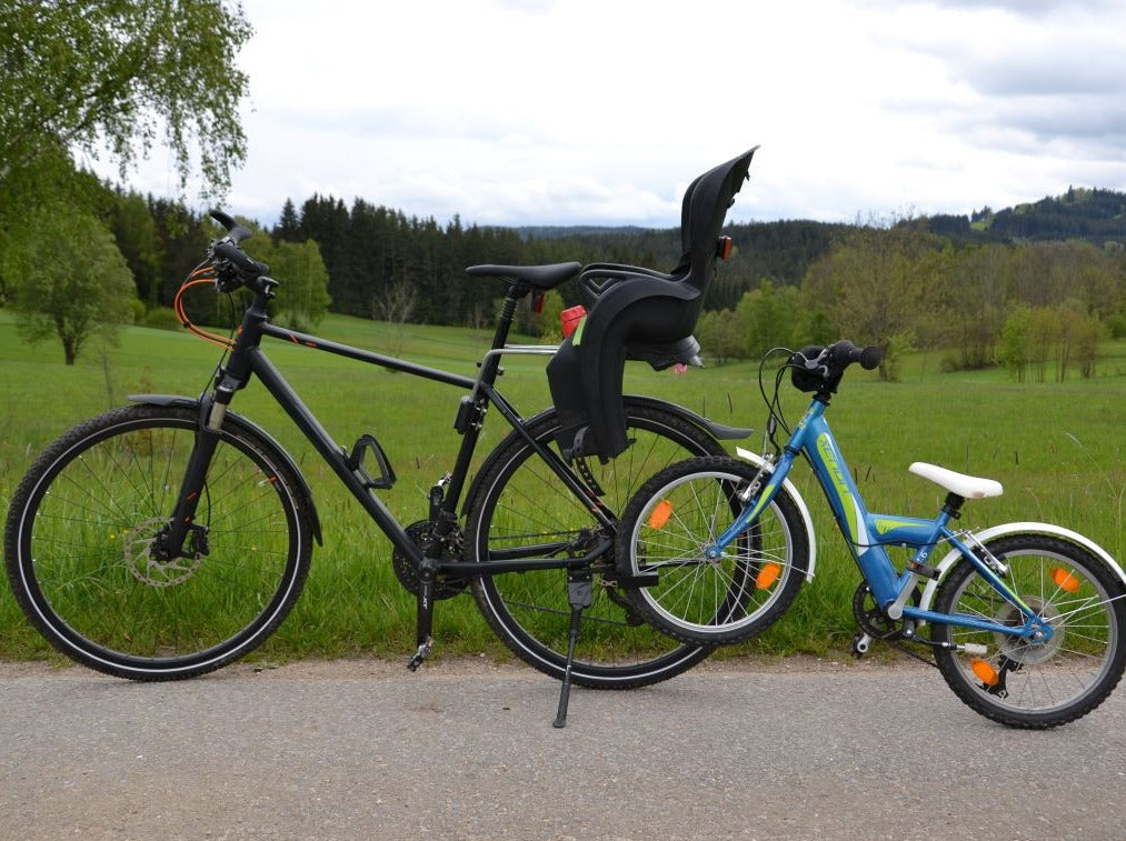Fahrrad mit Fahrrad transportieren, foaweida Kinderfahrrad Mitnehmesystem