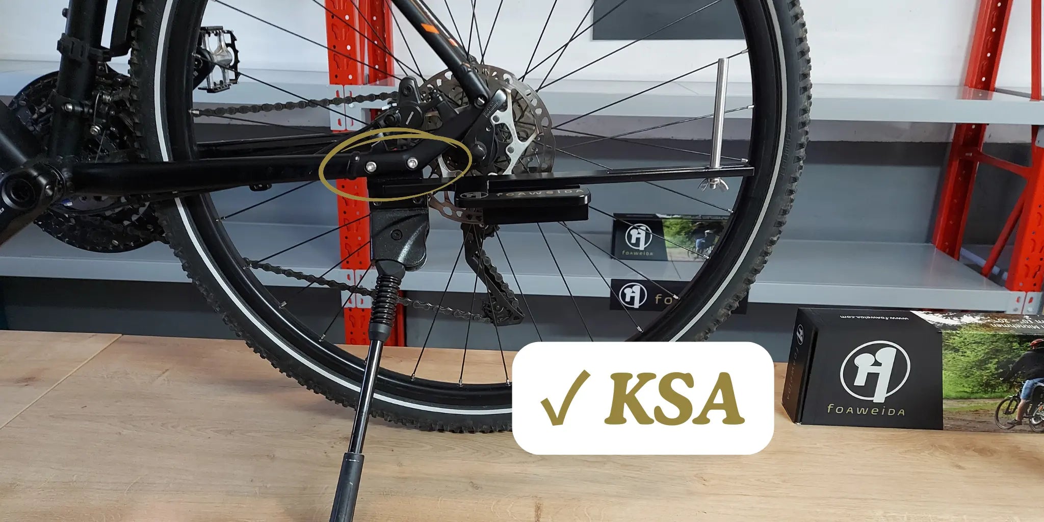 Fehlt die Kettenstrebenaufnahme am Fahrrad oder E Bike kann eventuell ein KSA Adapter verwendet werden