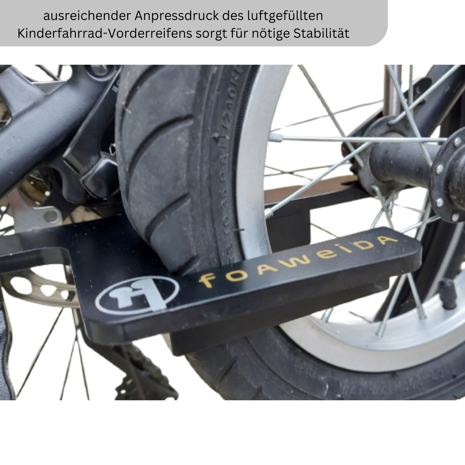 patentierte Technologie Kinderfahrrad befestigen