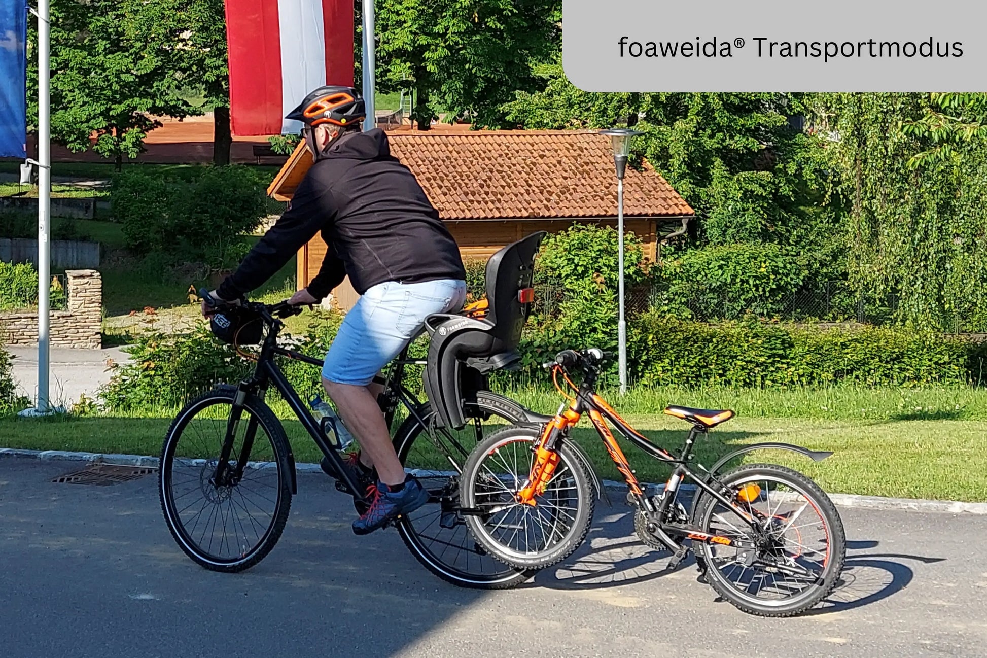 kinderrad zum anhängen foaweida® Klick' dich ein und los
