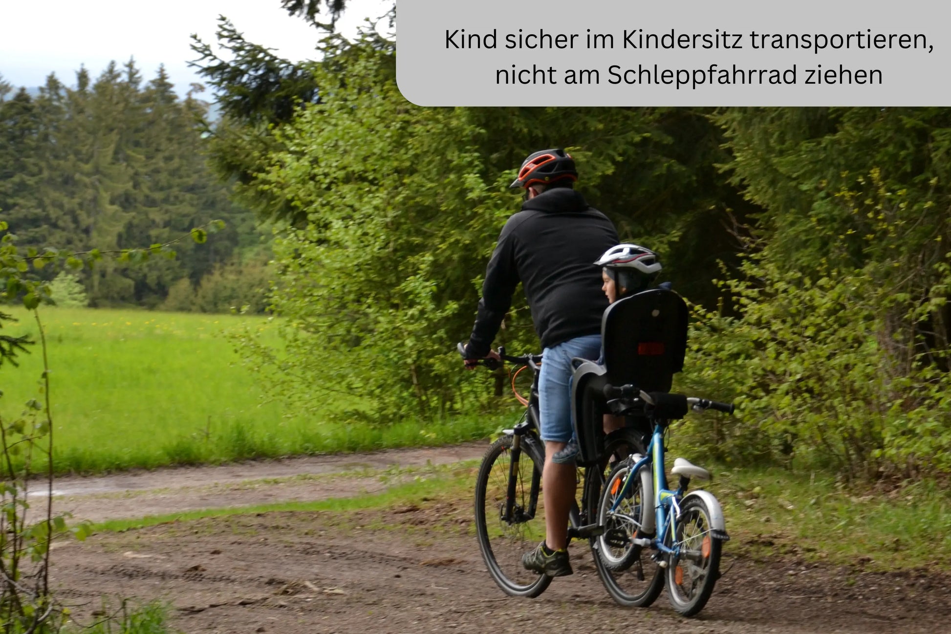 kinderfahrrad auf gepäckträger transportieren foaweida® Klick' dich ein und los