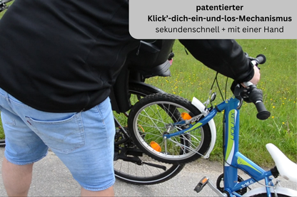 patentiert Kinderfahrrad an Fahrrad befestigen