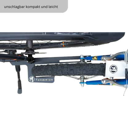 fahrrad mit fahrrad transportieren